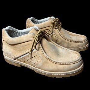 LUGZ CHUKKA BOOTS Mens Fringe Beige Nubuck Size 12 Workwear